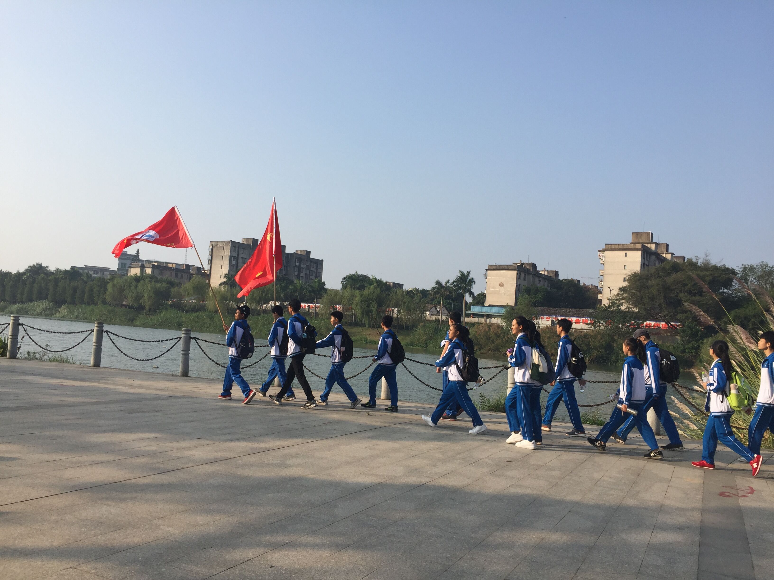 2018级筑梦班刘永福故居参观学习暨第一次远足活动