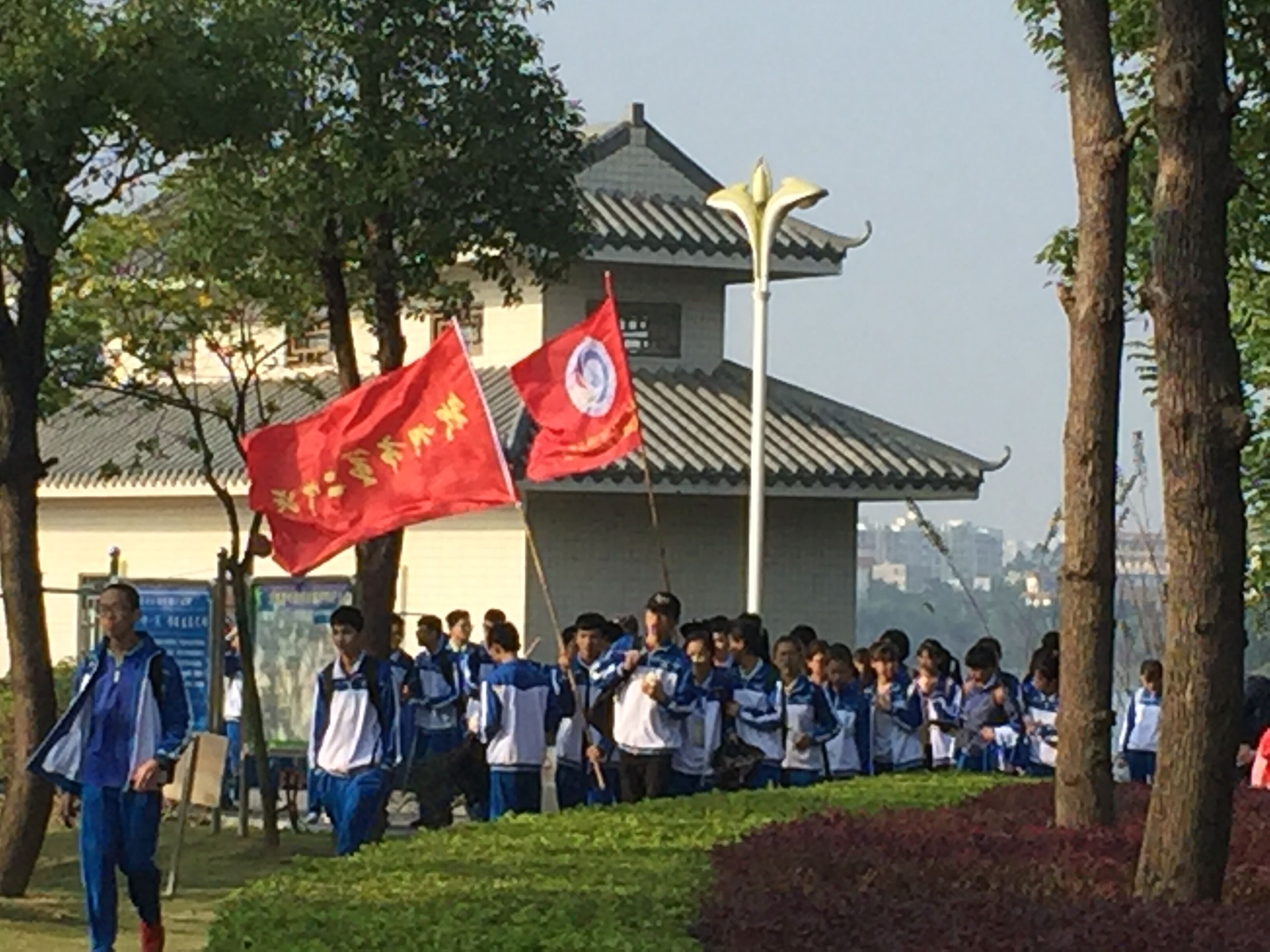 2018级筑梦班刘永福故居参观学习暨第一次远足活动